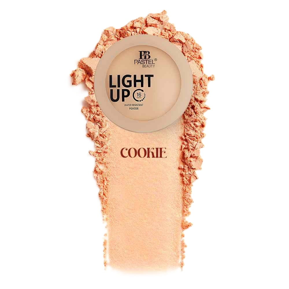 Pastel Beauty Light Up Water Resistant Powder 16H long-lasting face powder With Cookie Shades