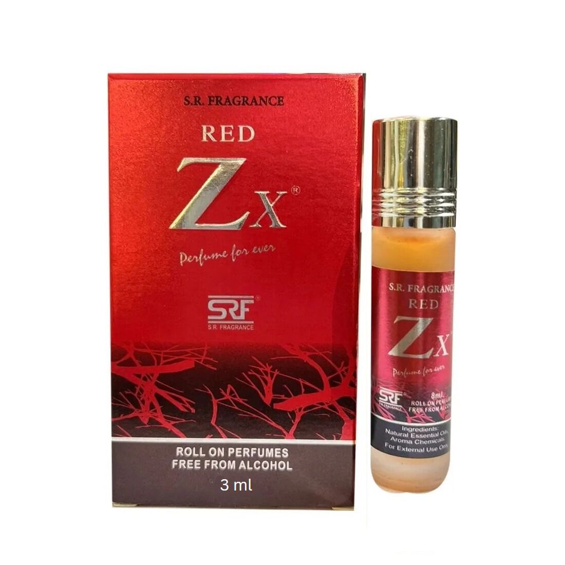 SRF Red Zx Roll-On Perfumes Attar 3ml in BD