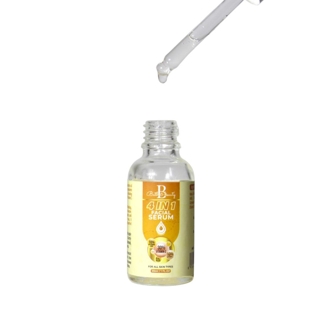 Bath & Beauty 4 In 1 Facial Serum 30ml