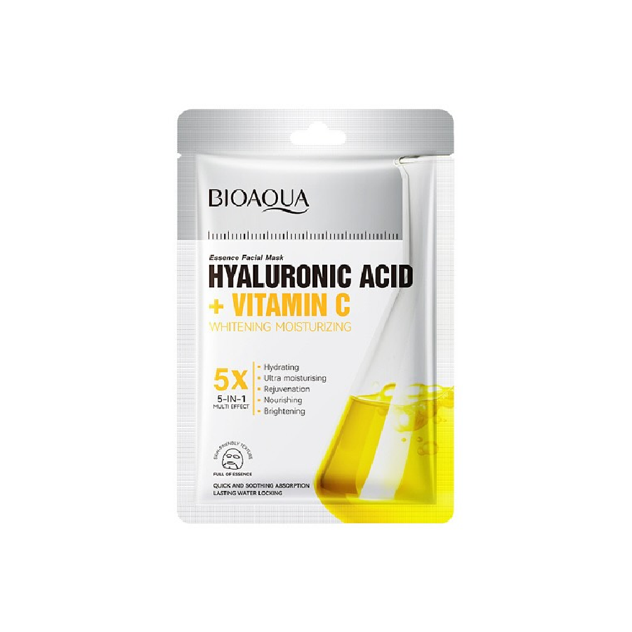 Bioaqua Hyaluronic Acid + Vitamin C Essence Facial Mask 25ml BD