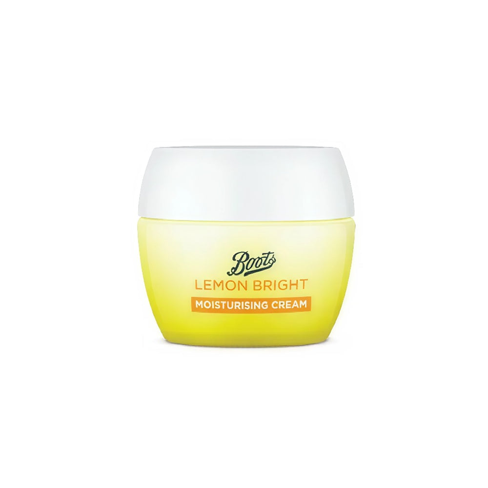 Boots Lemon Bright Moisturising Cream – Hydrating & Brightening Skincare with Lemon Extract