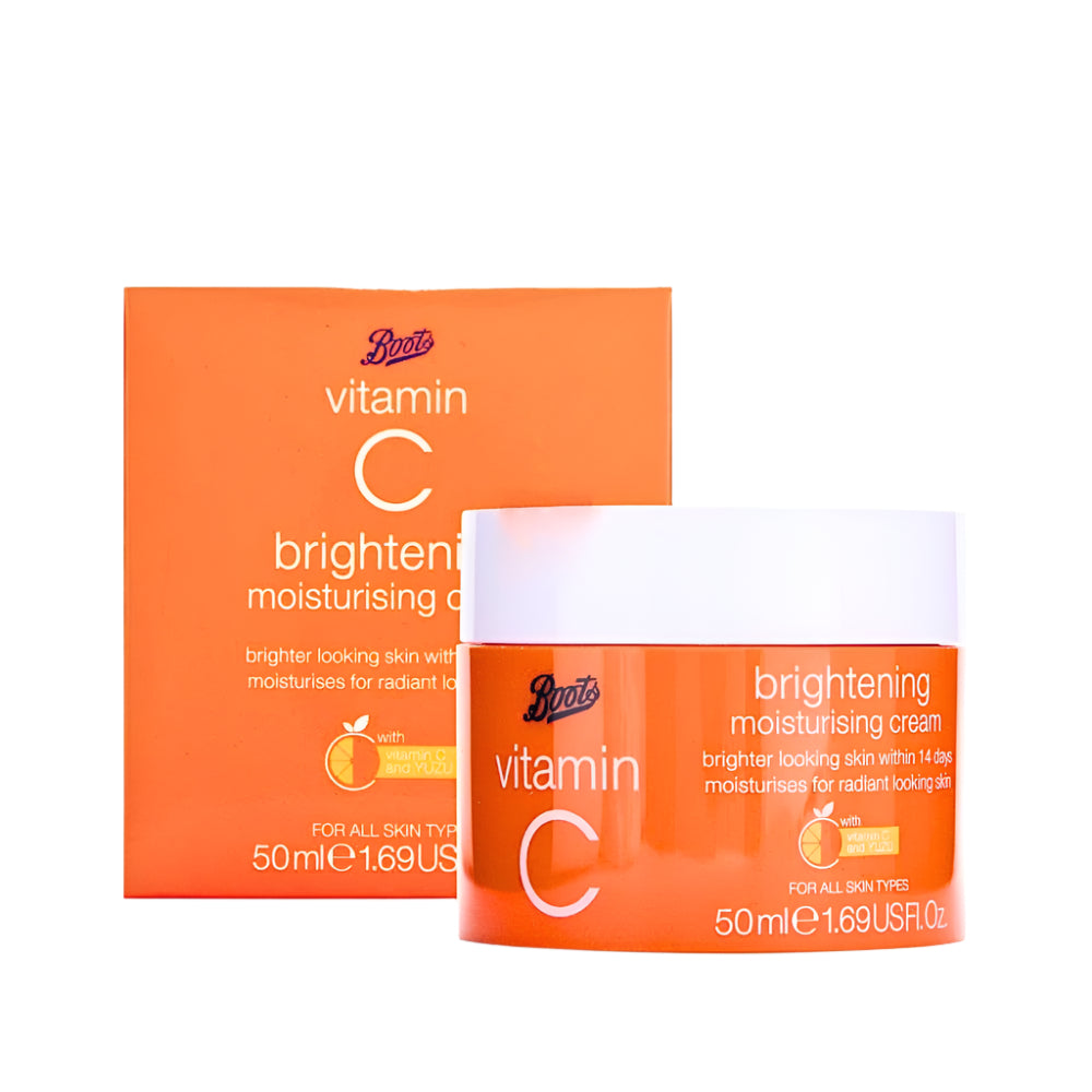 Boots Vitamin C Brightening Moisturising Cream 50ml BD