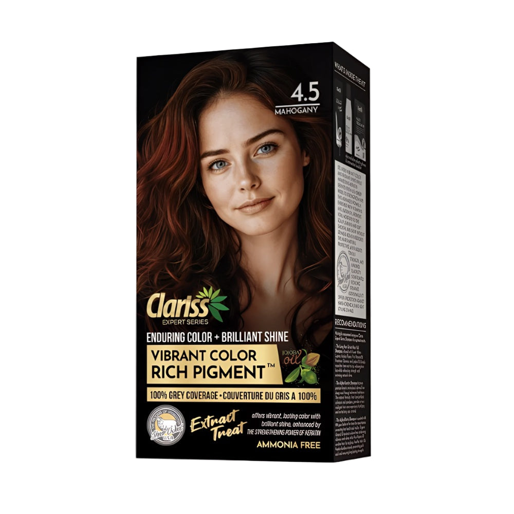 Color Mahogany 4.5 packaging – vibrant pigment, nourishing formula