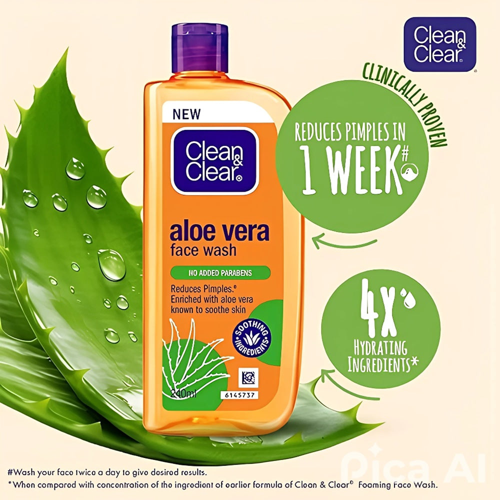 Clean & Clear with Aloe Vera