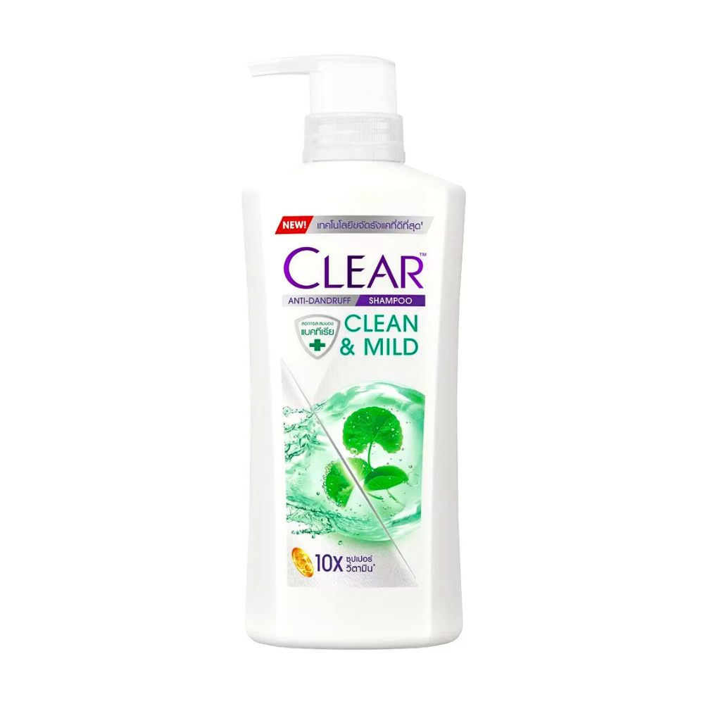 Clear Anti Dandruff Clean & Mild Shampoo 400ml