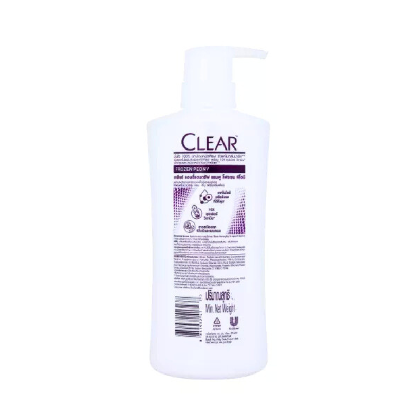 Clear Anti Dandruff Frozen Peony Shampoo 400ml
