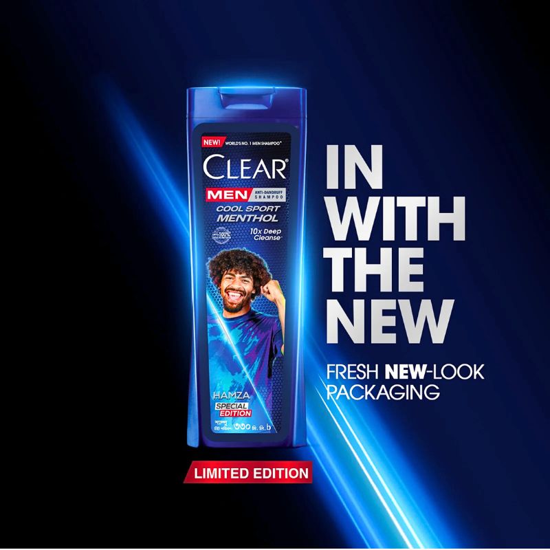Clear Men Cool Sport Menthol Fresh New Look