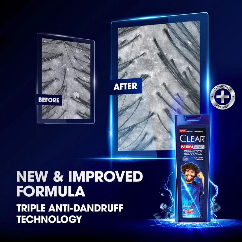 Clear Men Cool Sport Menthol New And Improved Formula