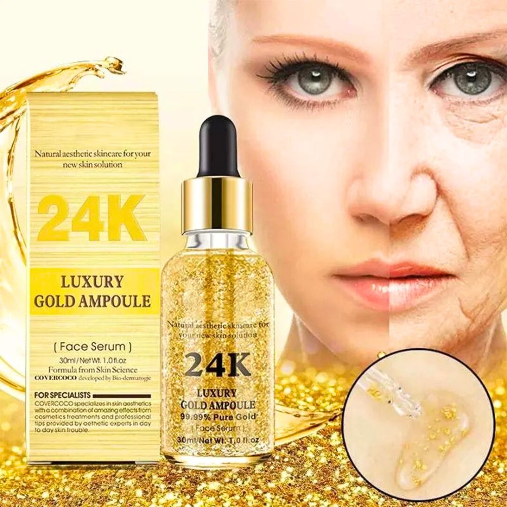 Covercoco 24k gold skincare serum for radiant glow
