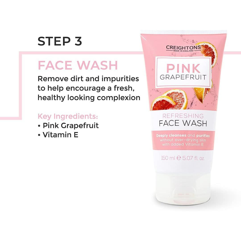 Creightons Pink Grapefruit Refreshing Face Wash 100ml