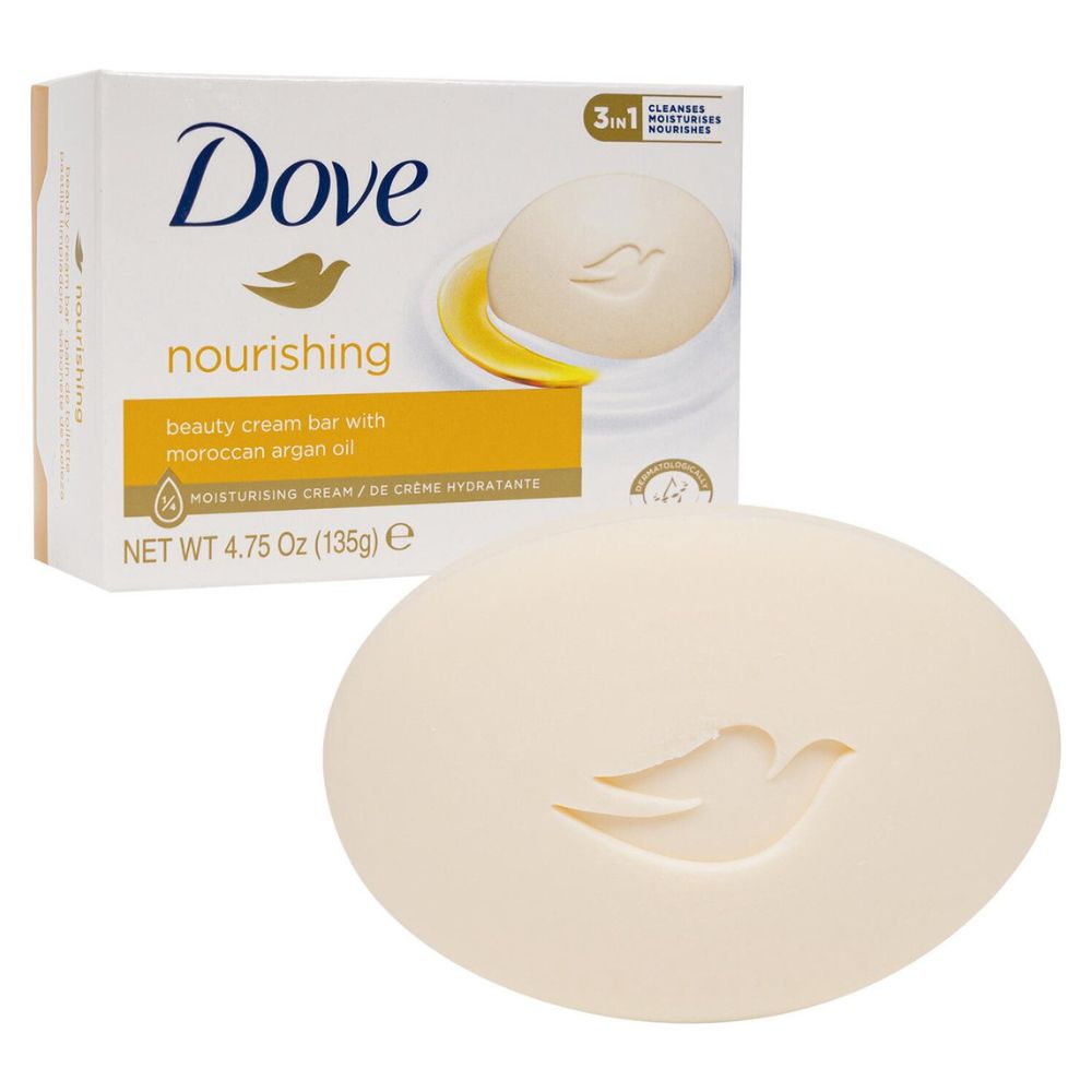 Dove Nourishing Beauty Cream Bar With Moroccan Argan Oil 135g (BD)