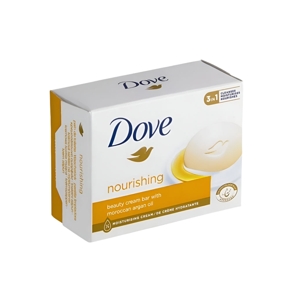 Dove Nourishing Beauty Cream Bar With Moroccan Argan Oil 135g (BD)