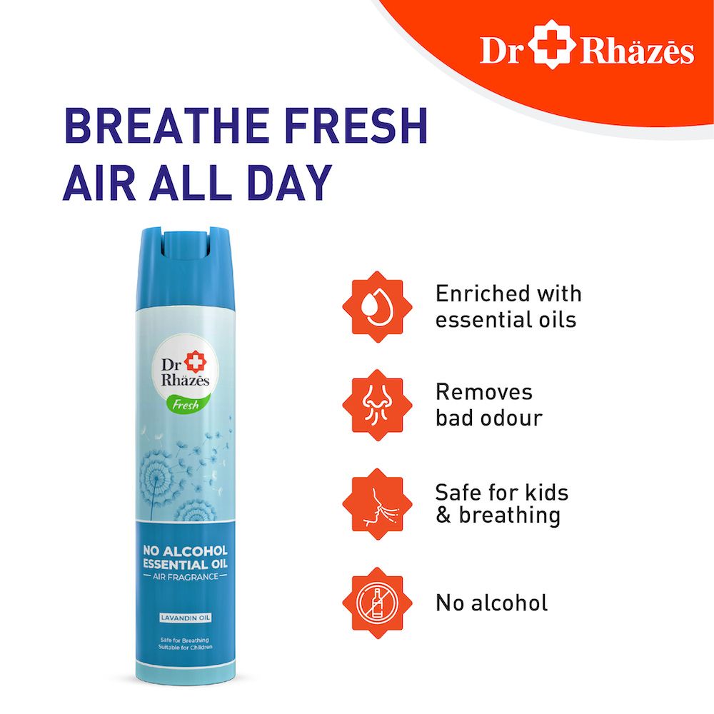 Close-up of label showing 'No Alcohol' and 'Natural Scent' claims 300ml (BD)