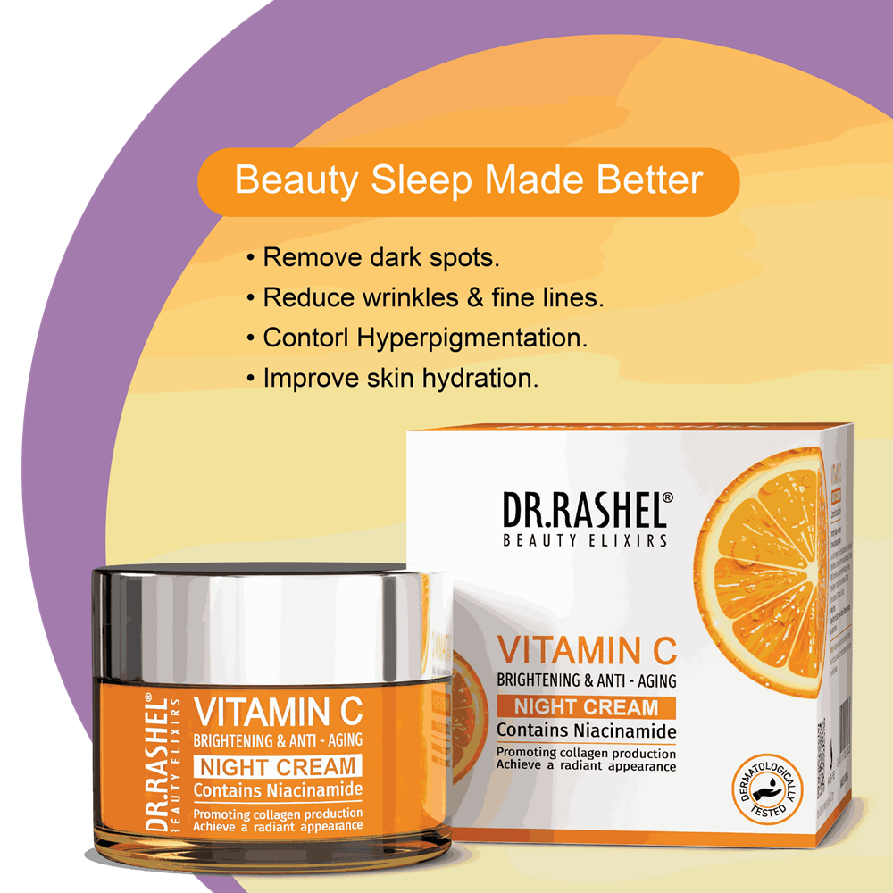 Dr. Rashel Vitamin C Brightening & Anti-Aging Night Cream 50g