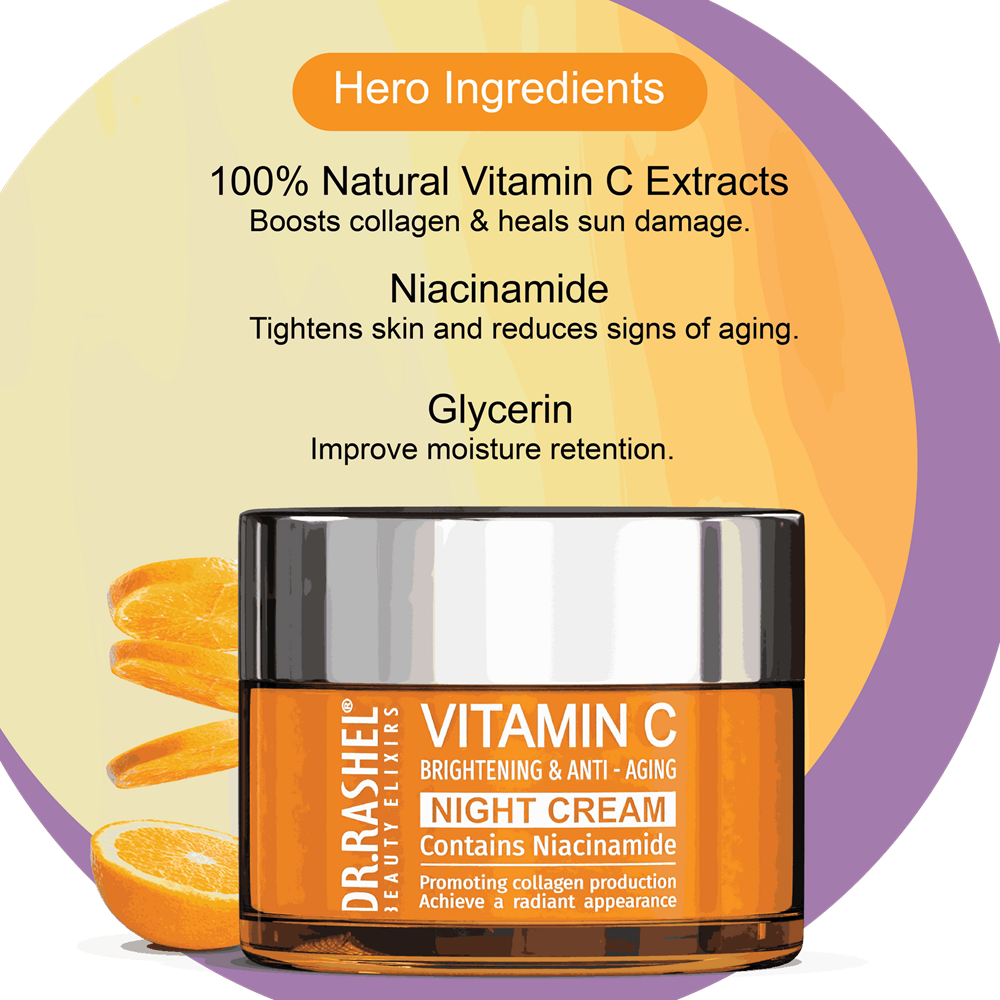 Dr. Rashel Vitamin C Brightening & Anti-Aging Night Cream 50g