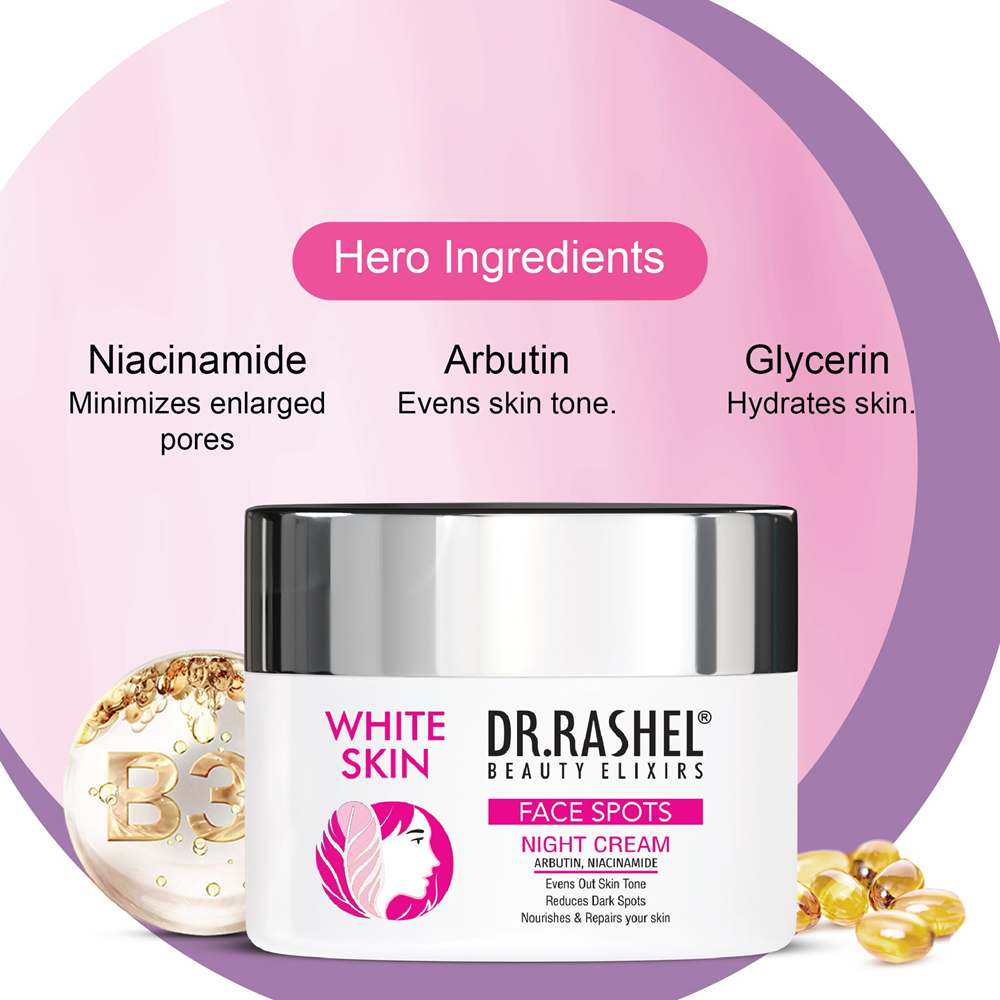 Dr. Rashel White Skin Fade Sports Night Cream 50g BD