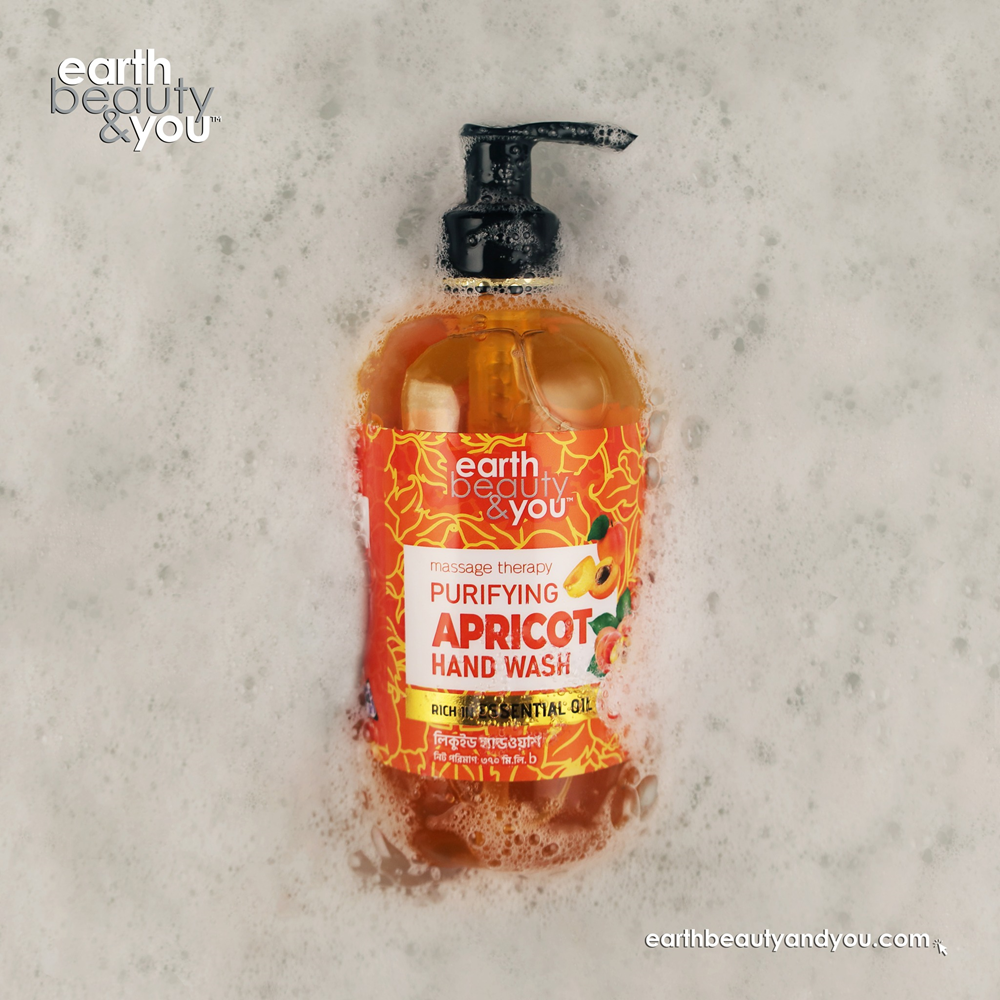 Earth Beauty Purifying Apricot Hand Wash 370ml