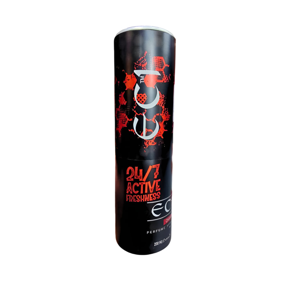 ECI 24/7 Active Freshness Body Spray for Men – front view of the can 200ml (BD)