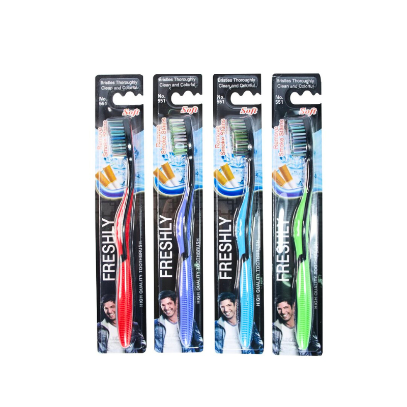 Freshly Remove Smoke Stains Soft Toothbrush