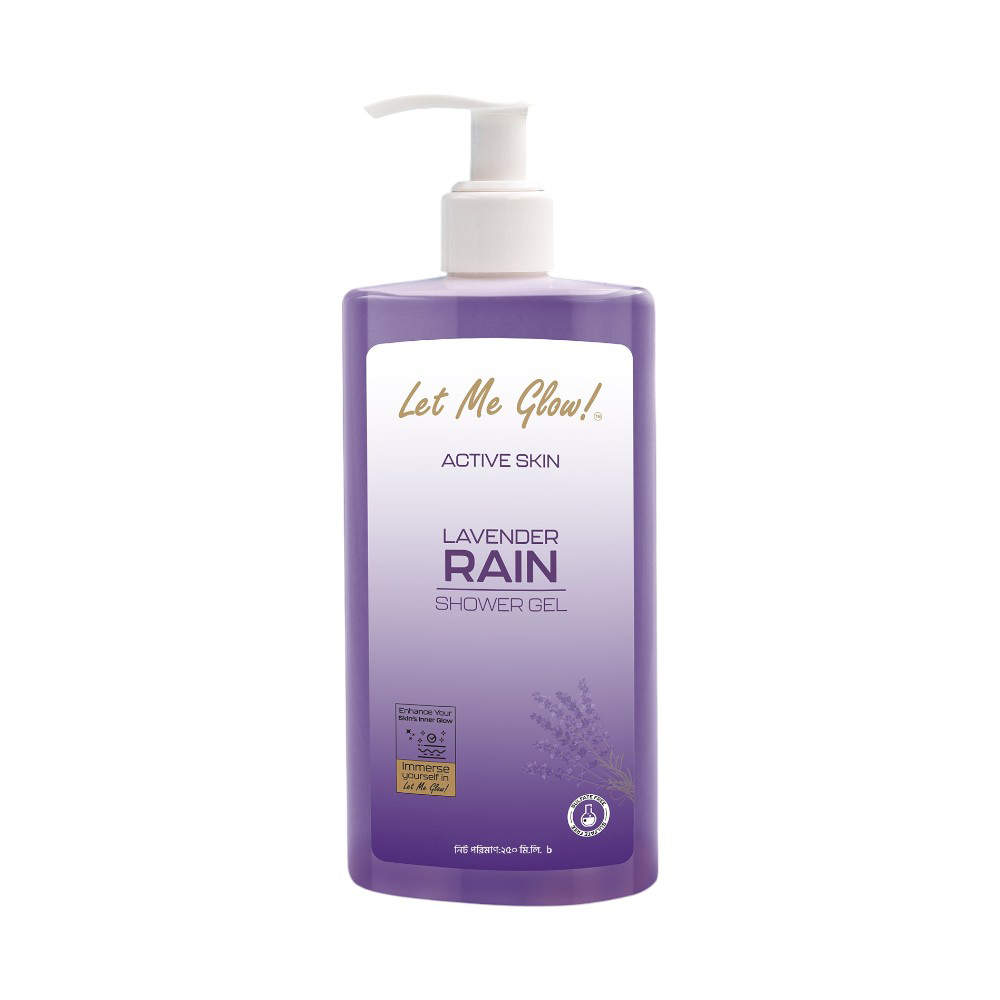 Let Me Glow! Levender Rain Shower Gel 250ml