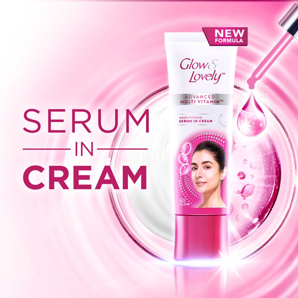 Glow & Lovely face cream for radiant skin