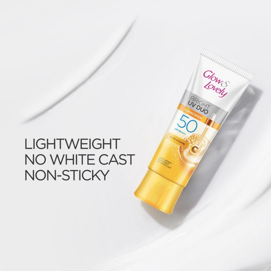 Glow & Lovely Bright UV Duo Sunscreen daily sun protection
