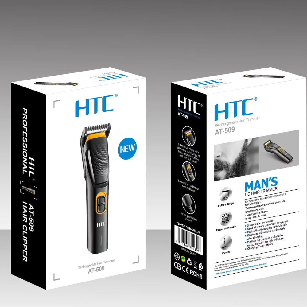 HTC Rechargeable Hair Trimmer AT-509