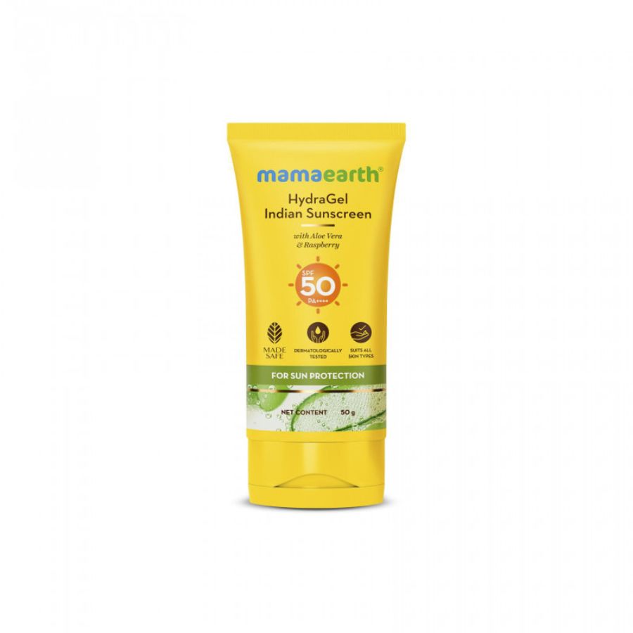Hydra Gel Indian Sunscreen SPF 50 PA++++ tube front view