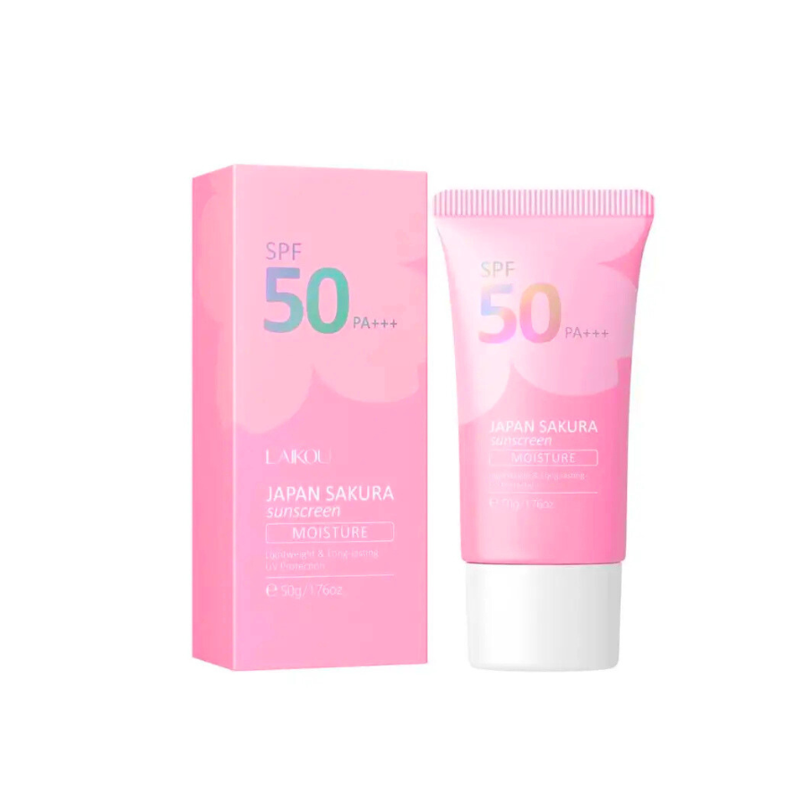 Laikou Japan Sakura Whitening Sunscreen SPF50 PA+++ 50g