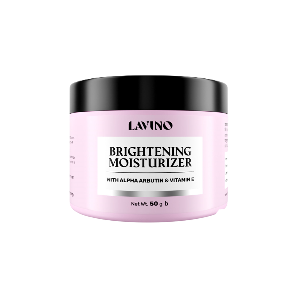 Lavino Brightening Moisturizer with Alpha Arbutin & Vitamin E 50g