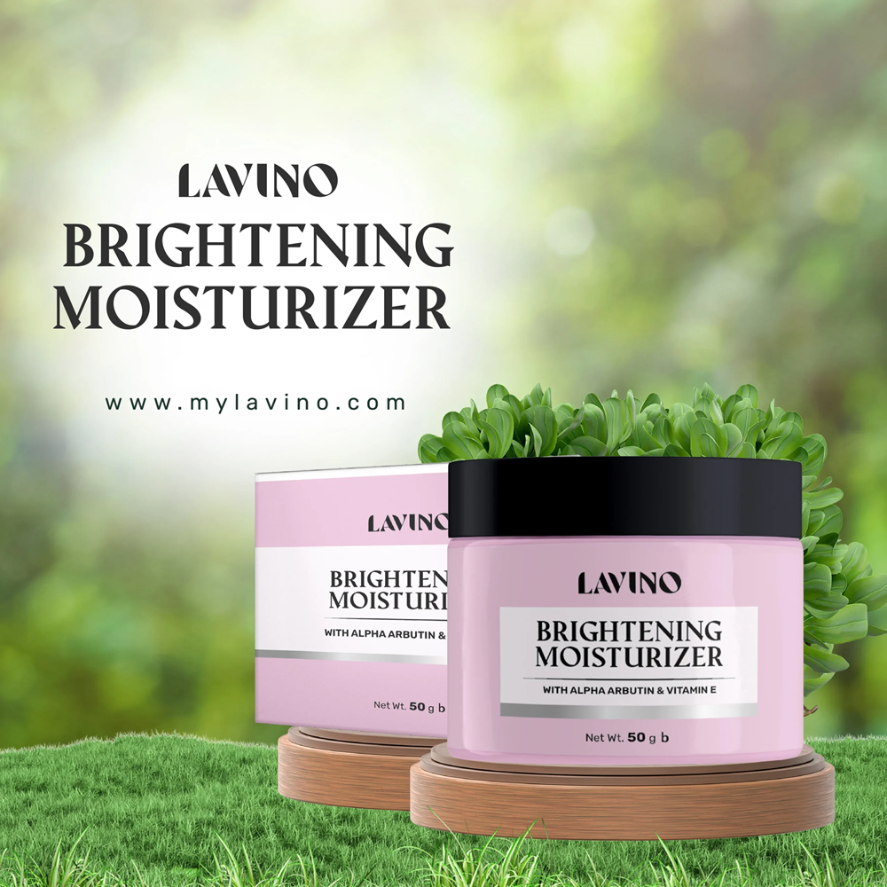 Lavino Brightening Moisturizer with Alpha Arbutin & Vitamin E 50g