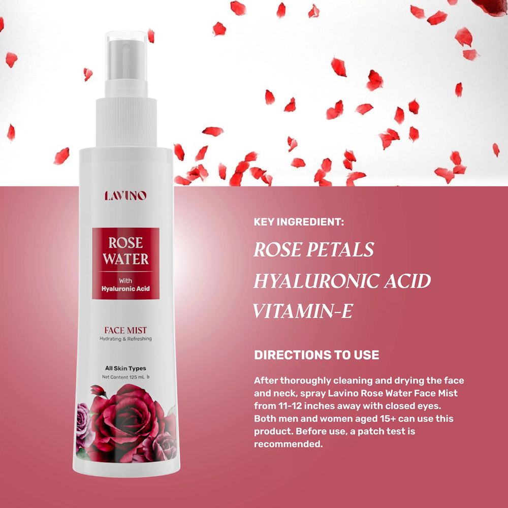 Lavino Rose Water 125ml
