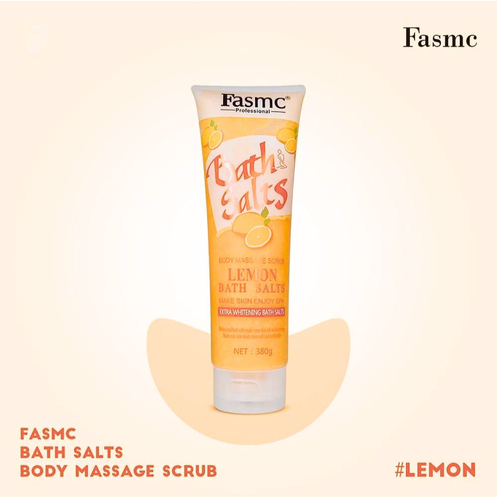 Fasmc Lemon Bath Salts Body Massage Scrub 380g