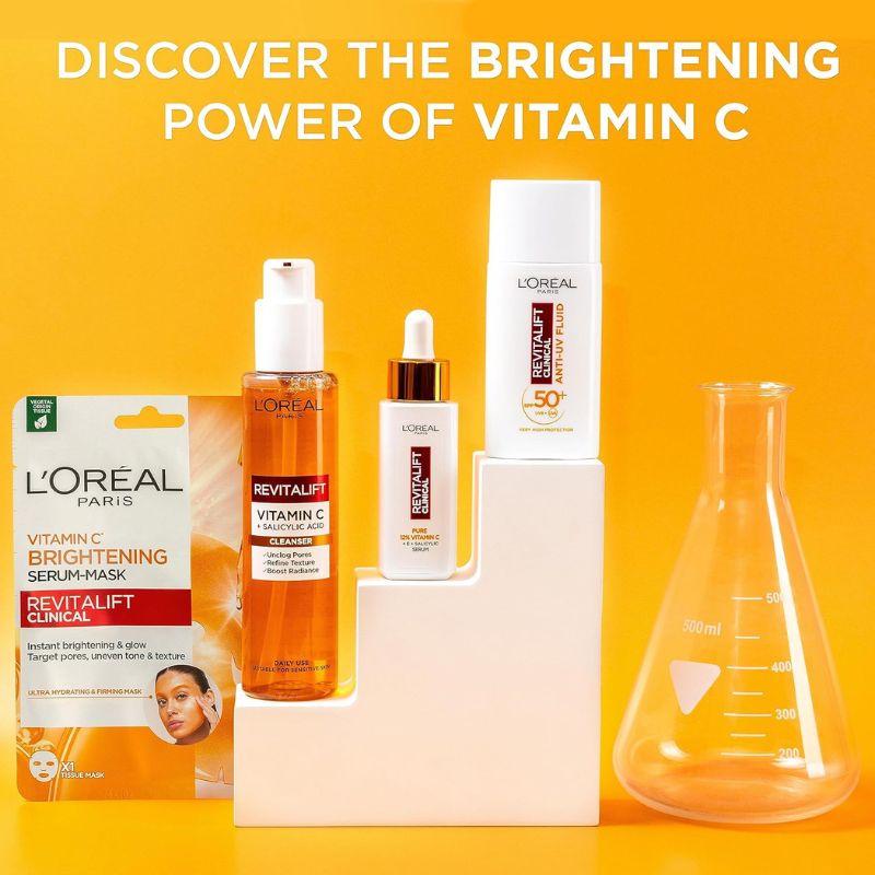 Vitamin C brightening face cleanse