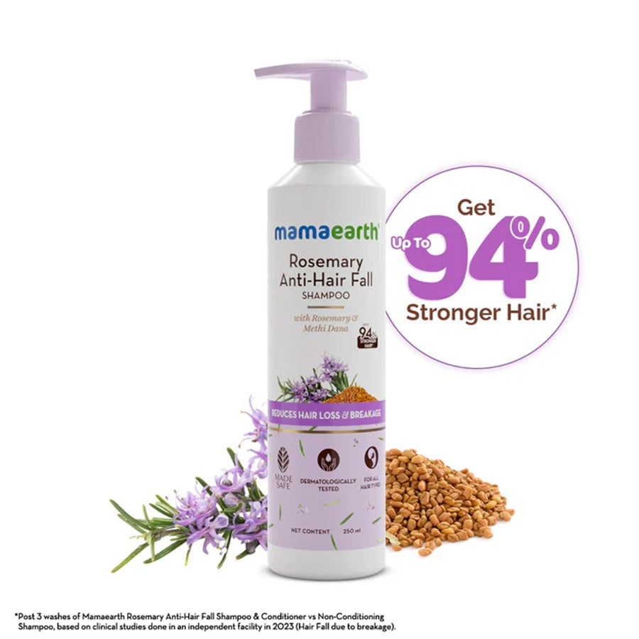 Mamaearth anti hair fall shampoo with rosemary extract