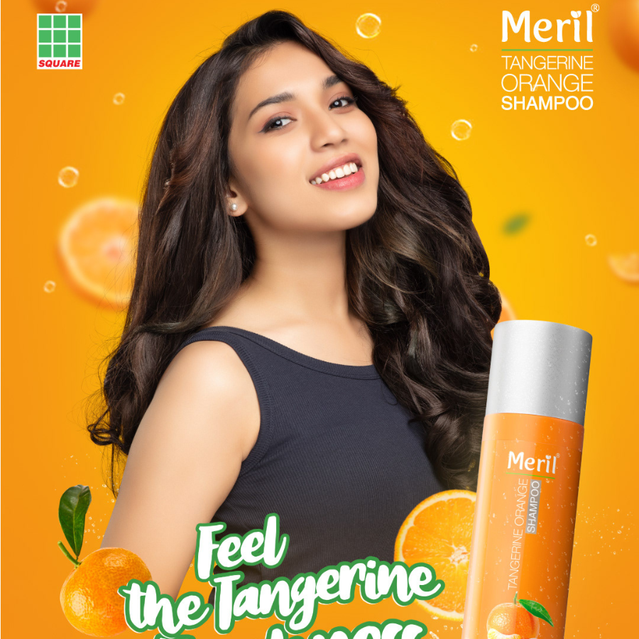 Meril Tangerine Orange Shampoo 250ml