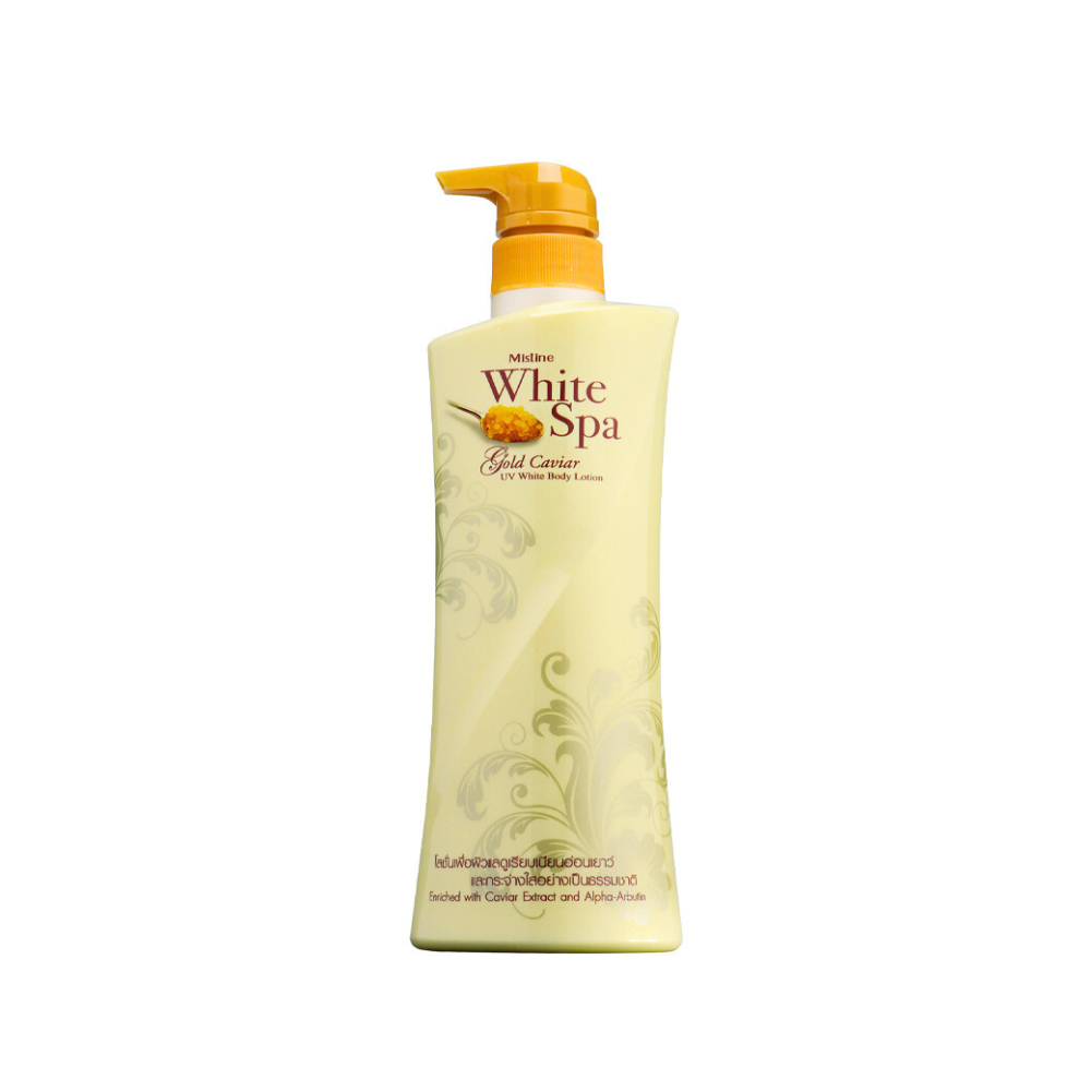 Mistine White Spa Gold Caviar UV White Body Lotion 400ml