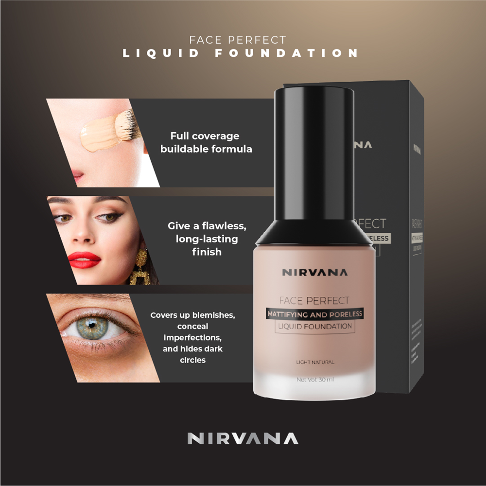 Nirvana Color Face Perfect Liquid Foundation