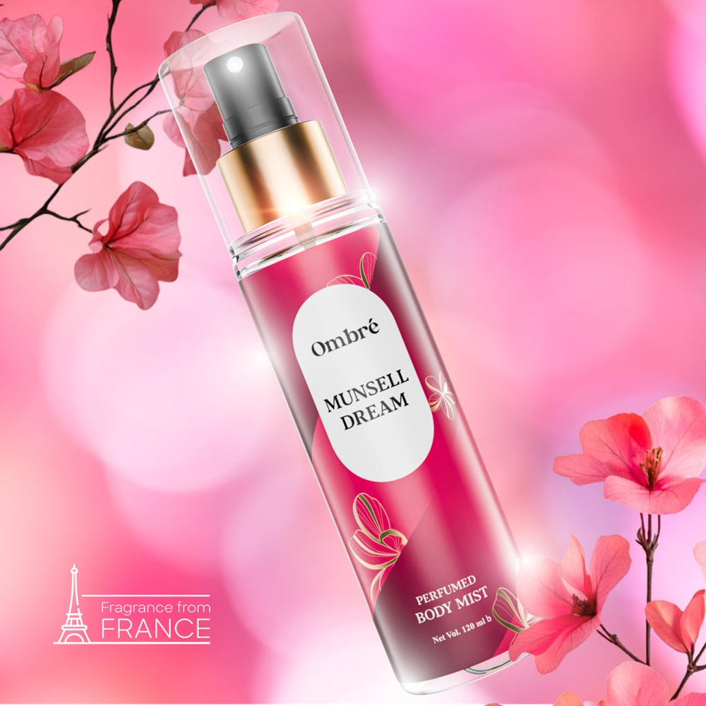 Ombre Body Mist Perfumed-Munsell Dream Fragrance from France