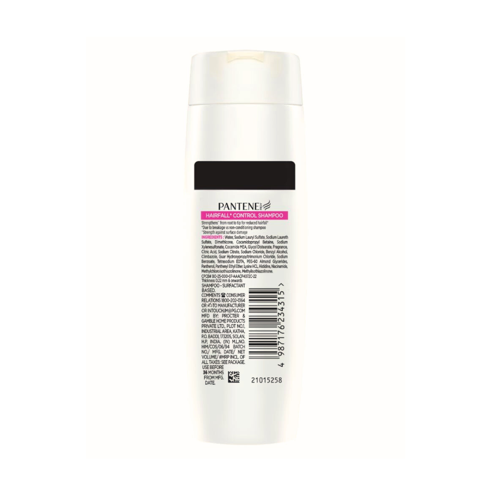 Pantene Hair Science Hairfall Control Shampoo 340ml