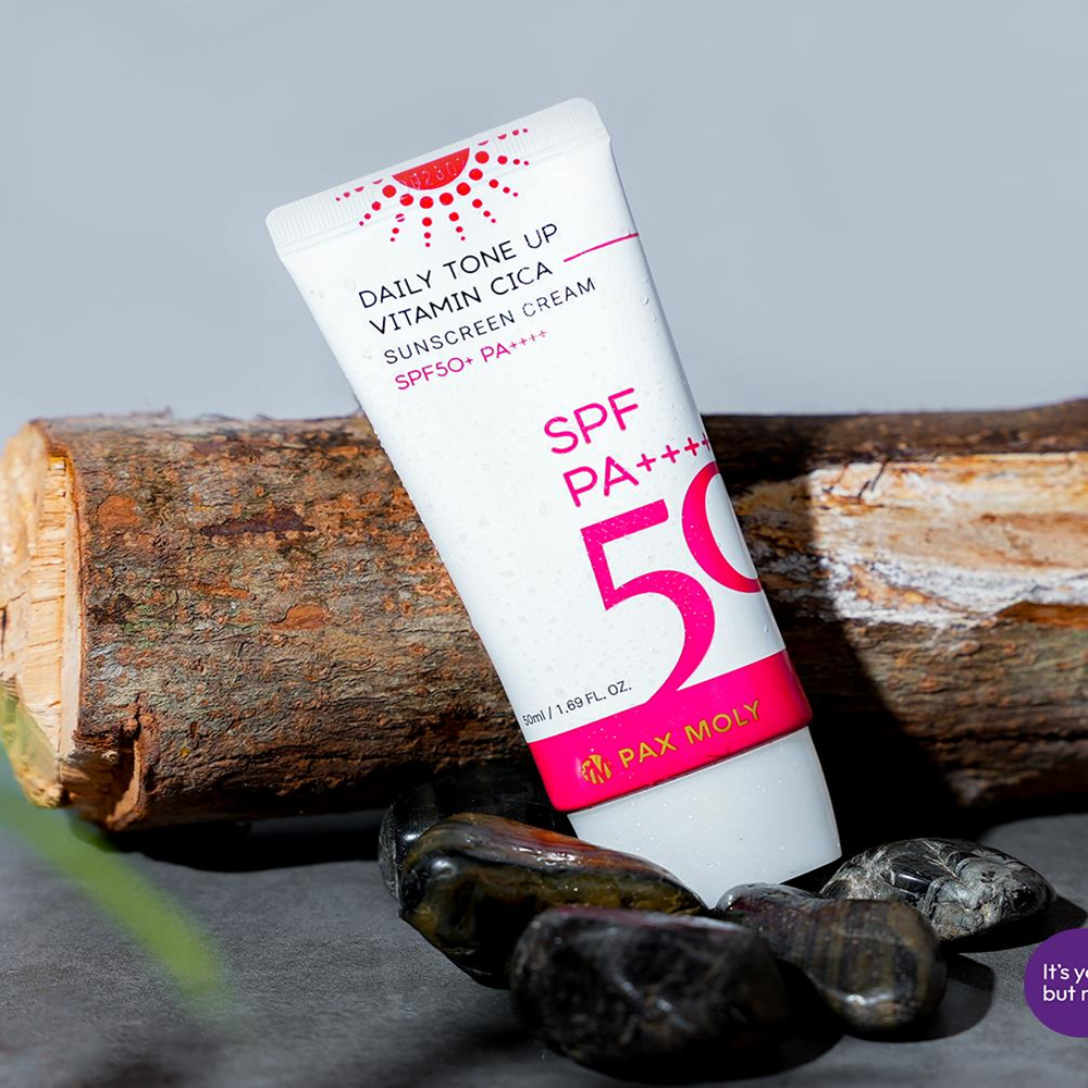 Pax Moly Daily Tone Up Vitamin Cica Sunscreen Cream Spf 50+ Pa++++ 50ml