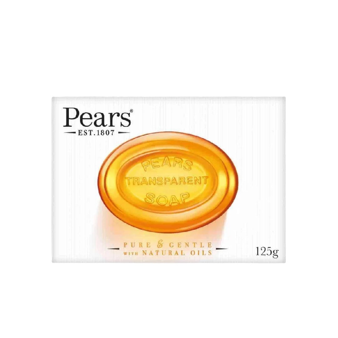 Pears Pure & Gentle Transparent Soap With Plant Oils 125g