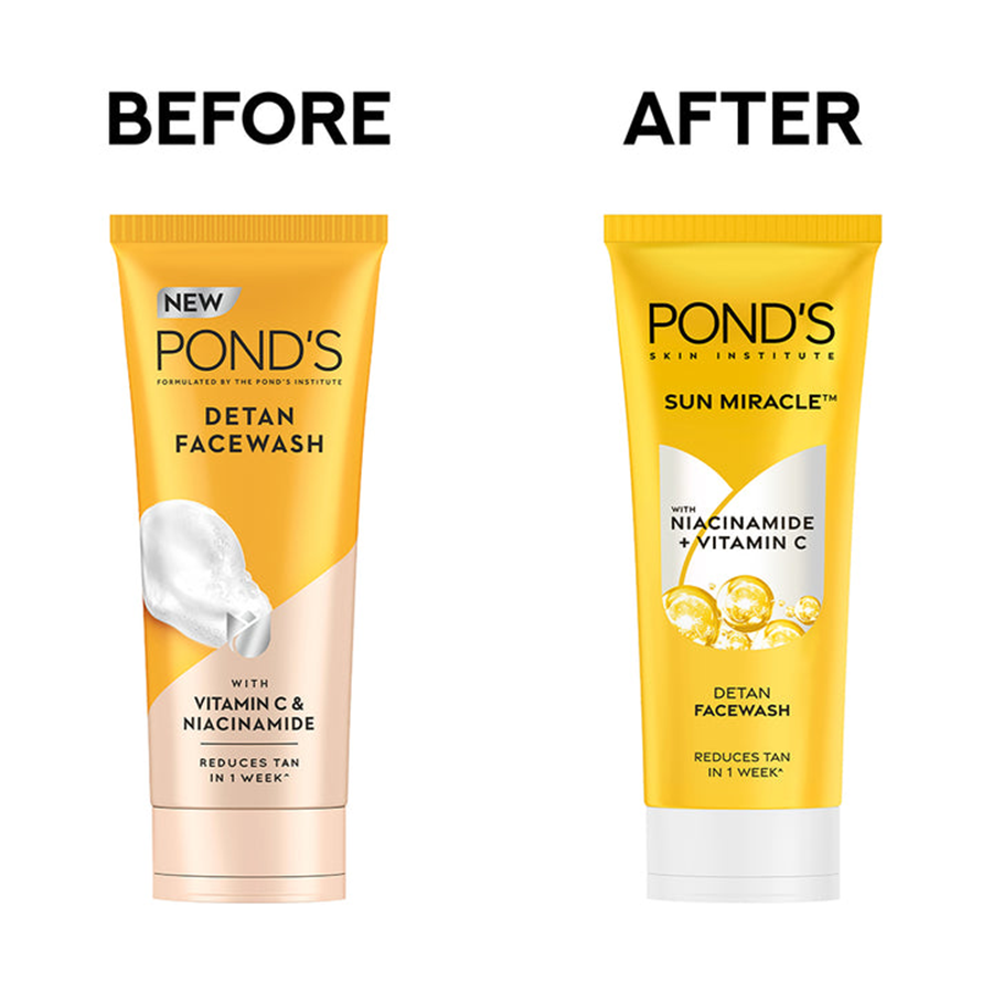 Pond's Sun Miracle Detan Facewash 100ml