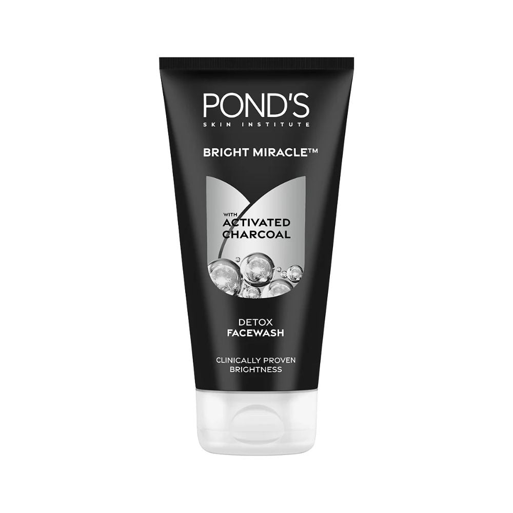 Pond’s Bright Miracle Detox Facewash with Activated Charcoal – Deep cleansing and brightening facewash tube