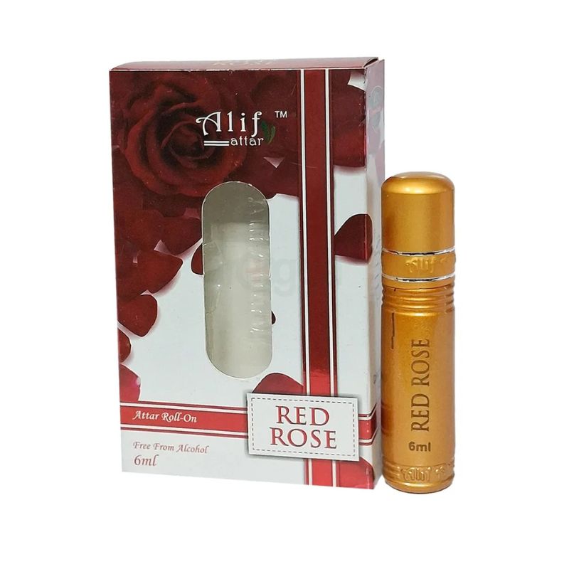 Alif Attar Red Rose Roll On