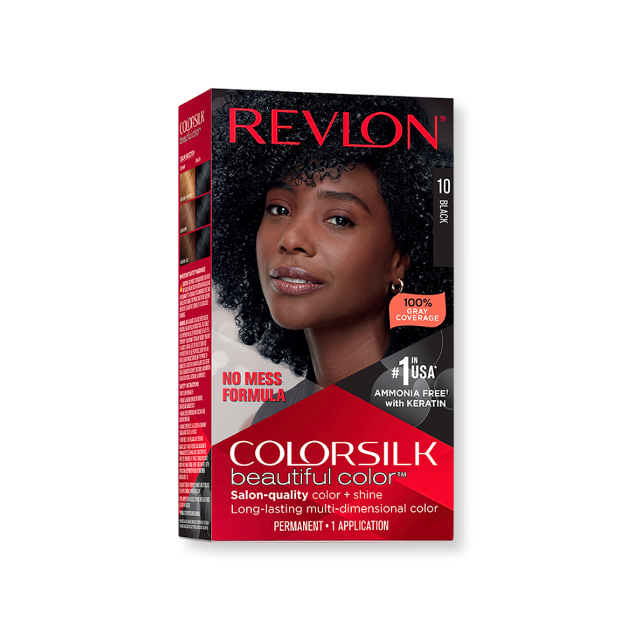 Revlon ColorSilk Beautiful Color Hair Color Black 10