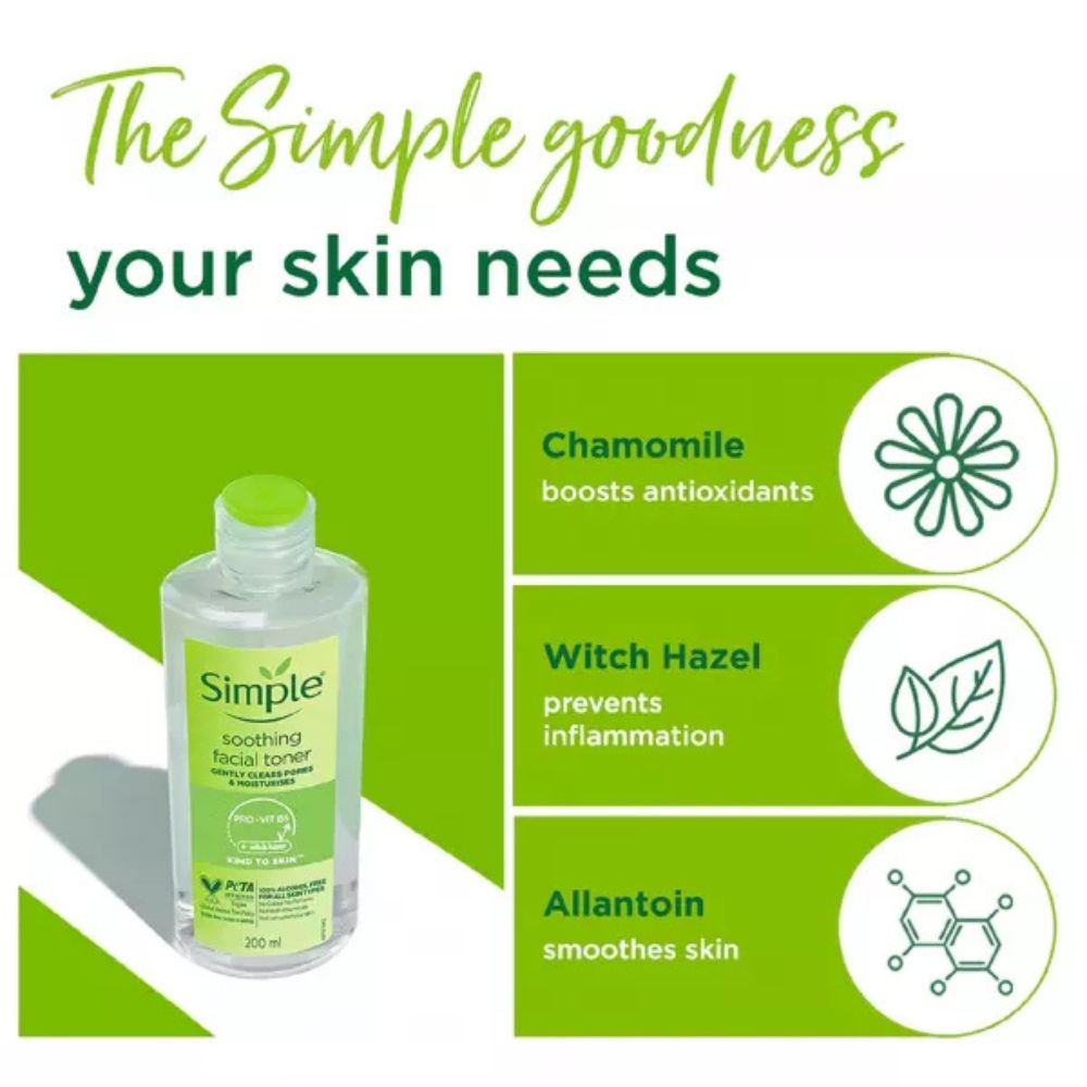 imple Soothing Facial Toner for Sensitive Skin Needs