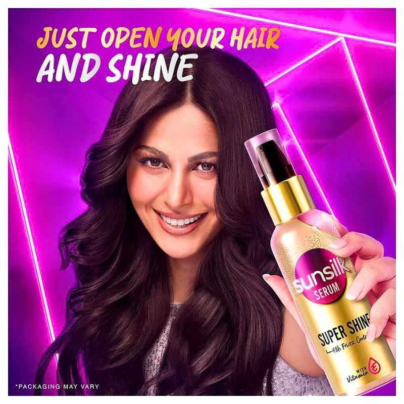 Lightweight shine serum for daily hair styling