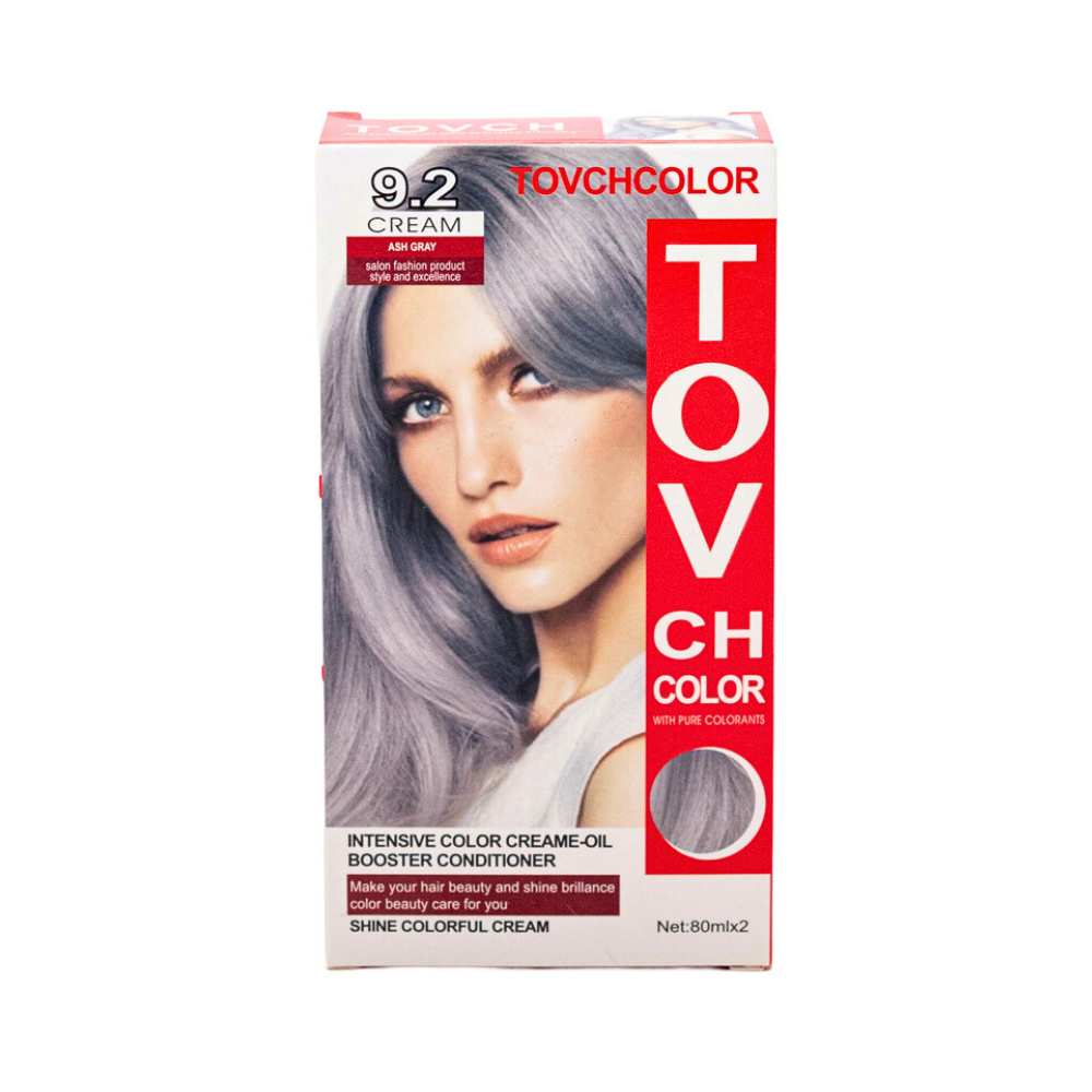 Tovch Intensive Color Creame-Oil 9.2 ASH GRAY 80ml BD