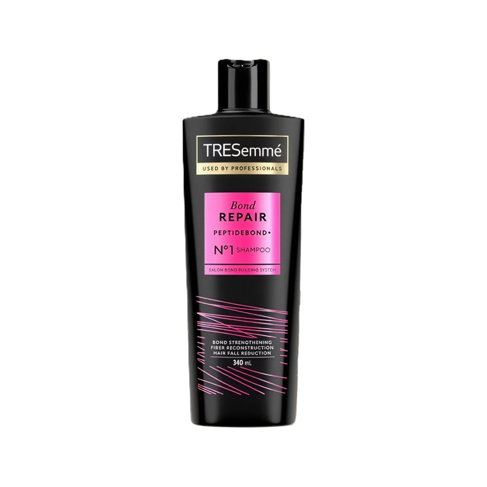 TRESemmé Bond Repair PeptideBond™ Shampoo – Black Bottle with Pink Label (340ml)